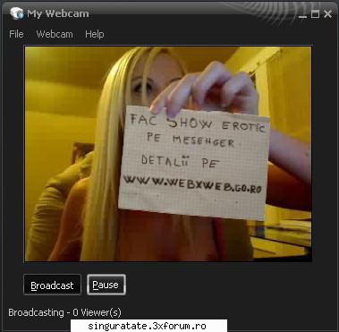 Show Erotic La WEB - Show Erotic La WEB Pe Messenger - Sex